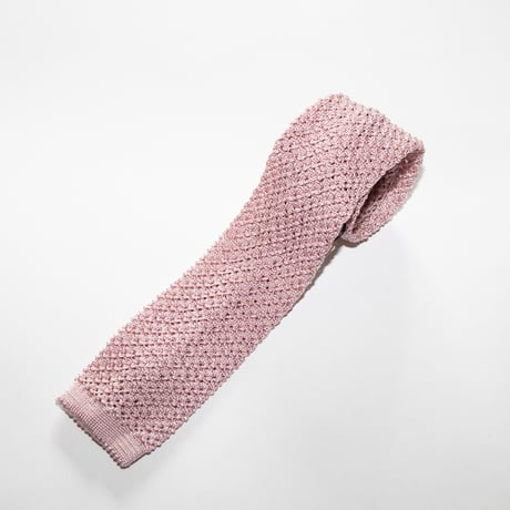 Silk Knit Tie/Pink