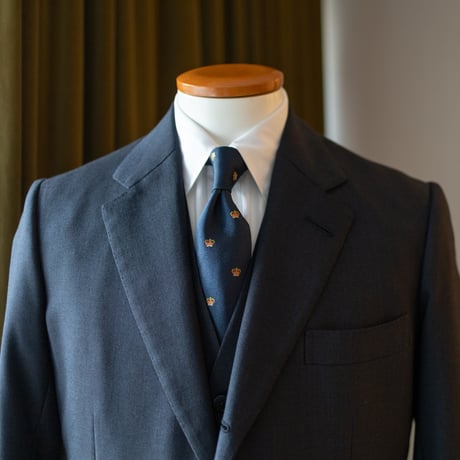Crest Tie/Navy