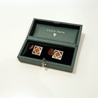 1度のみ着用】CODIS MAYA ボウ カフリンクス ゴールド×パール 1度のみ