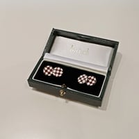 【美品】 CODIS MAYA / カフリンクス CODIS MAYA（コーディスマヤ） カフリンクス CARNABY BLUE RED
