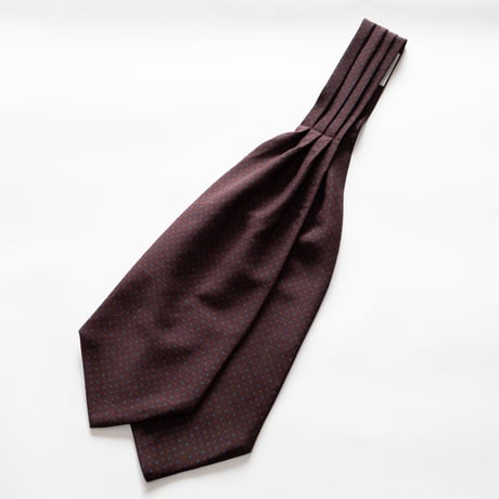 Holiday&Brown Ascot Tie/Wine Small Pattern