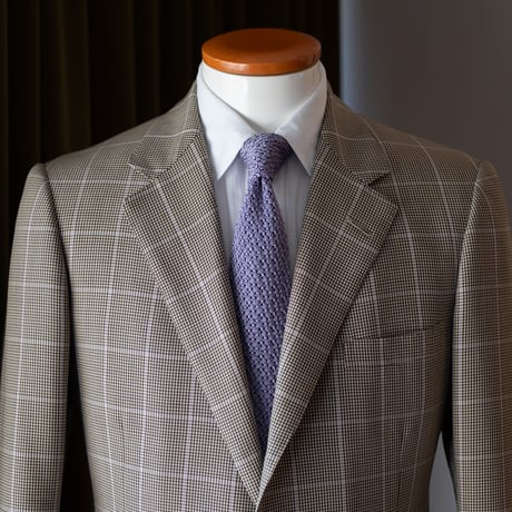 Silk Knit Tie/Lavender