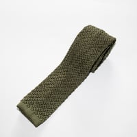 Silk Knit Tie/Khaki