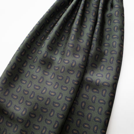 Holiday&Brown Ascot Tie/Green Paisley
