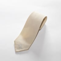 Silk & Linen Tie / Off White