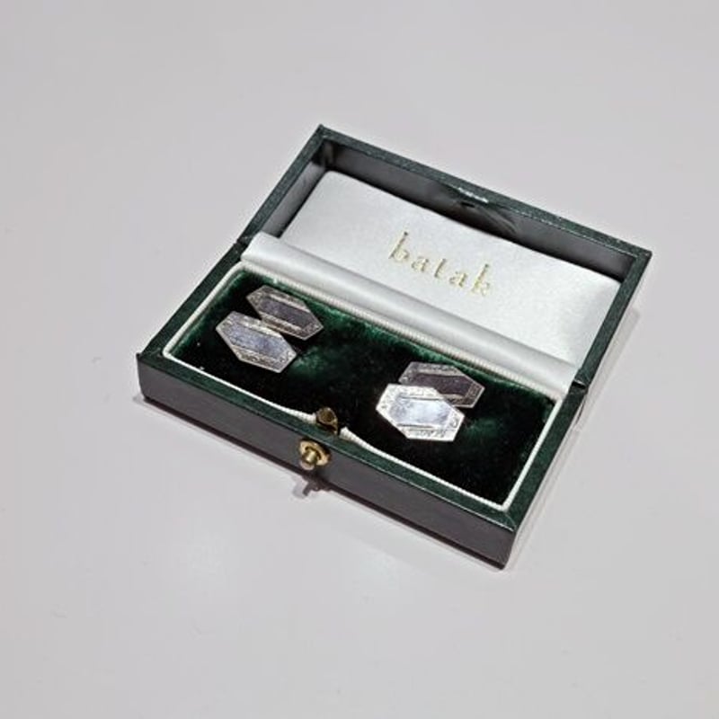 batak Cuff Links/Hexagon Shape Silver | batak O batak Cuff Links/Hexagon Shape Silver | batak O
