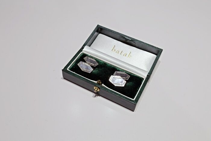 batak Cuff Links/Hexagon Shape Silver | batak O batak Cuff Links/Hexagon Shape Silver | batak O