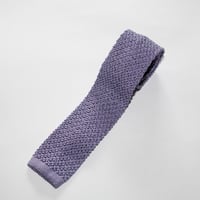 Silk Knit Tie/Lavender