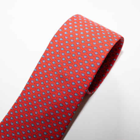 Atelier F&B Printed Tie/ Red
