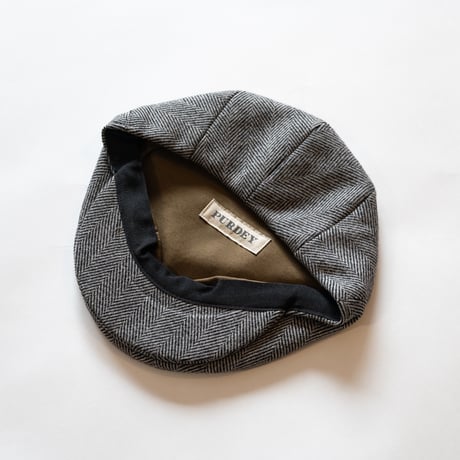 batak Tweed Cap/Grey Herringbone
