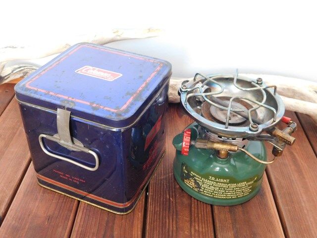 Coleman - ミッキー】７２年１０月コールマン５０２－７００スポーツスター【ブルー缶箱付 fit=scale-down,w=1200