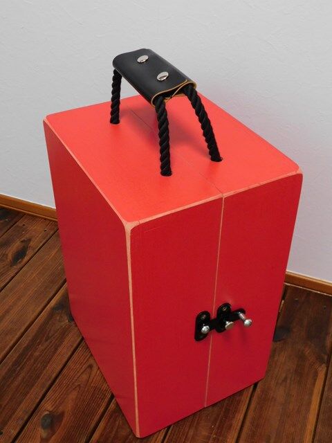 新品・未使用品】スパイス収納BOX（ダメージ ビビットレッド