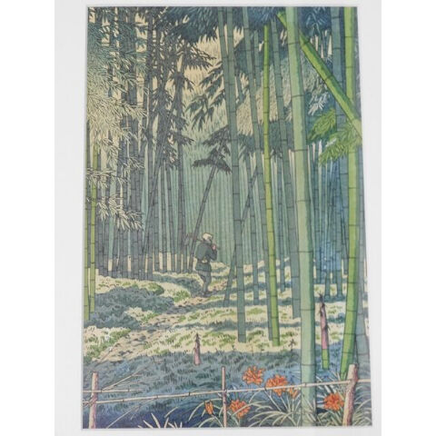 アンティーク　絵画　自然　山　木　非売品　2月末まで 横山清暉 Yokoyama Seiki (1792-1864) Japanese antique art a