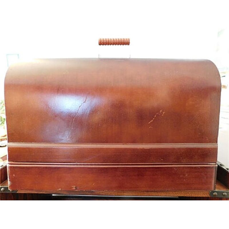 Secondhand Goods】稼働品）アンティーク電動ミシン シンコー