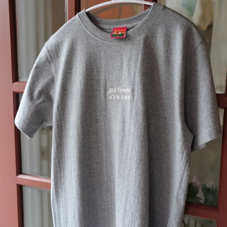 【実は庭師×gui flower】コラボＴシャツ（gray）受注生産枠＊7月中旬発送