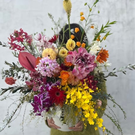 【企業様向けお祝い花】 flower arrangement L