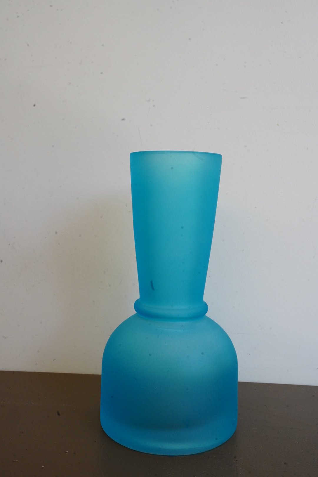 IWATAガラス　大型　投入花器　ブルー IWATAガラス 大型 投入花器 ブルー IWATAガラス 大型 投入花器