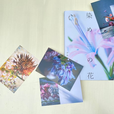 【染めの花】book ＆ postcard set