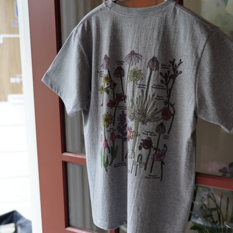 【実は庭師×gui flower】コラボＴシャツ（gray）受注生産枠＊7月中旬発送