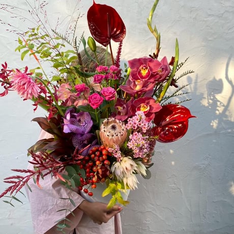 【企業様向けお祝い花】 flower arrangement L