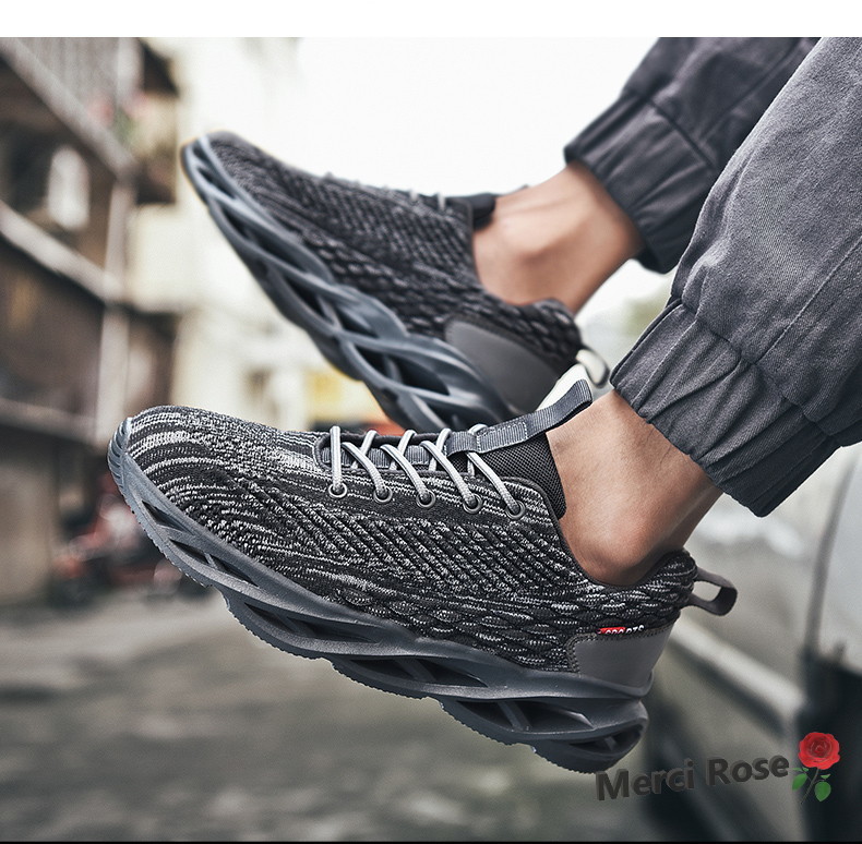 メンズシューズ 通気性◎ キャンバスメッシュ スニーカー【26cm