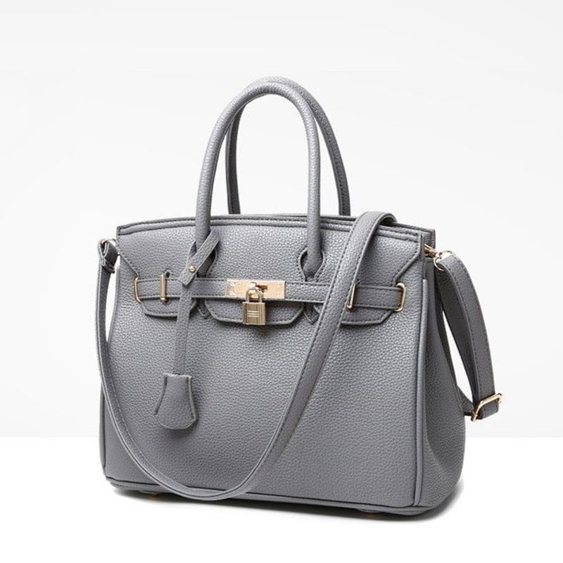 高品質PU レザー 南京錠付き 2way ハンドバッグ ショルダー BAG 高品質PU レザー 南京錠付き 2way ハンドバッグ ショルダー BAG
