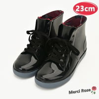 お洒落☆スニーカー レインブーツ K-383【23cm】長靴 レディース 女の子 雨靴 梅雨  雨靴 可愛い ブーツ 防水 洗える K-383-23cm