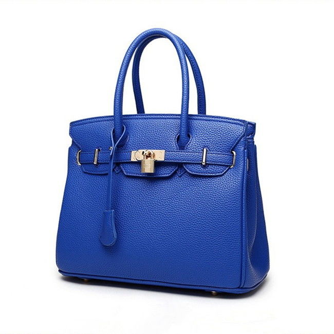 高品質PU レザー 南京錠付き 2way ハンドバッグ ショルダー BAG 
