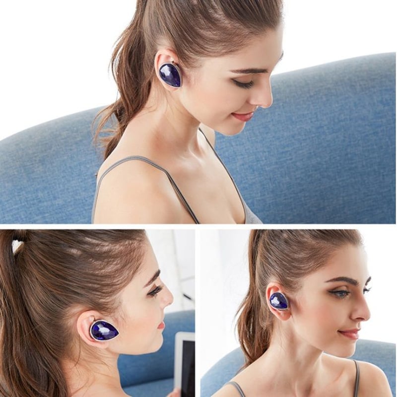 Bluetooth 搭載 ドロップ型 ジュエリー ワイヤレスイヤホン 片耳 Bluetooth 搭載 ドロップ型 ジュエリー ワイヤレスイヤホン 片耳