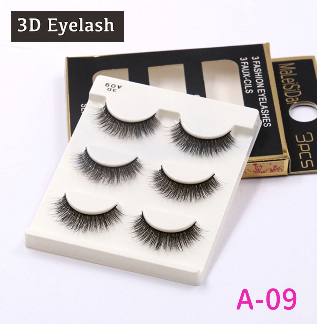 3Dミンクアイラッシュ 3ペア【A09】 | happymania DAIKANYAMA