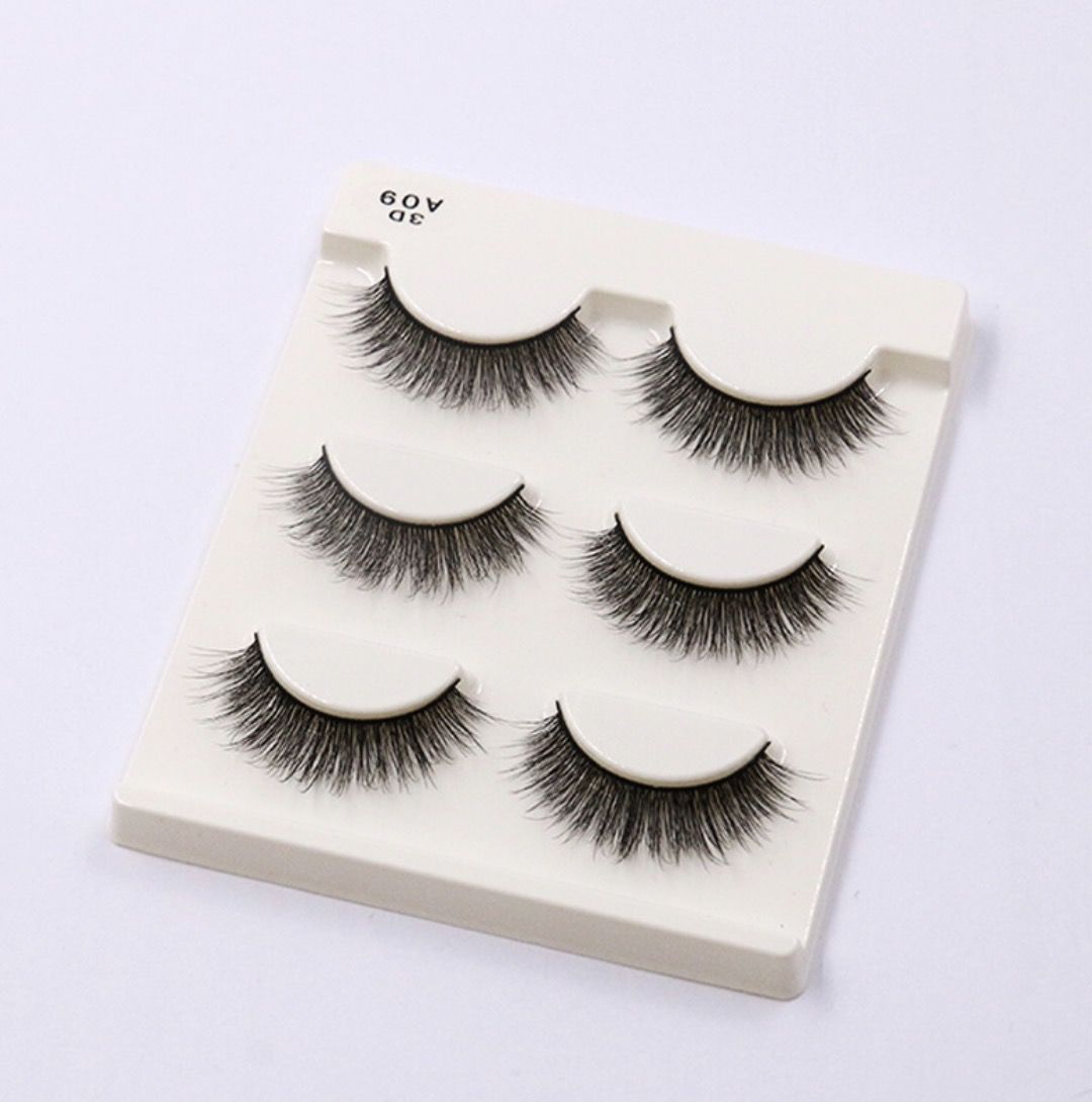 3Dミンクアイラッシュ 3ペア【A09】 | happymania DAIKANYAMA