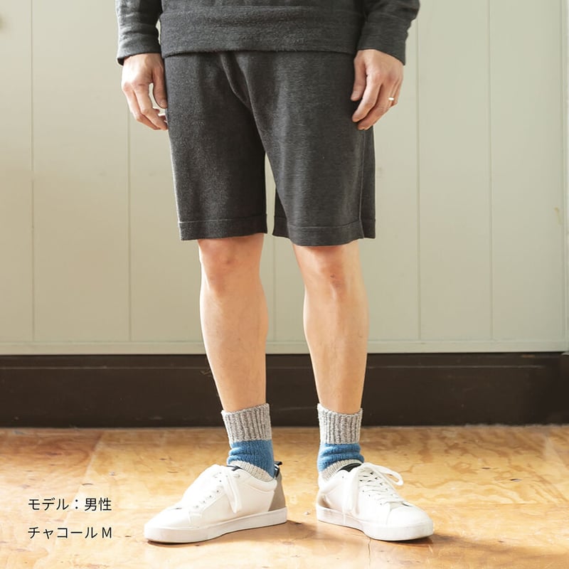 シルクスウェット ハーフパンツ〚PT0930/PT0931〛 | & Silk シルクスウェット ハーフパンツ〚PT0930/PT0931〛 | & Silk