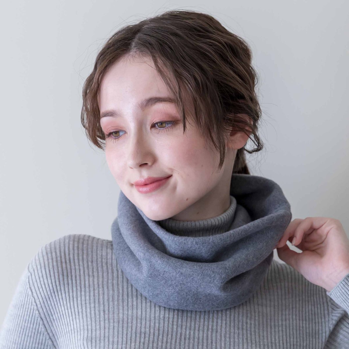 シルクフリースネックウォーマー KOHARU】シルクフリースネックウォーマー | & Silk