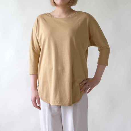 【sof.】シルクノイル ドルマンTシャツ
