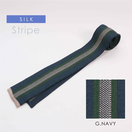 タッサーシルクフィラメント ストライプタイ〚TE0056〛