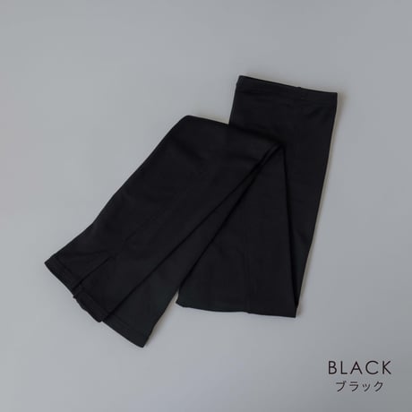 【SISIA】ウォッシャブルシルク スリット入りレギンス