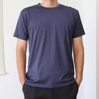 【サンプル商品の為数量限定】シルクコットンTシャツ（メンズ）〚TE1490〛