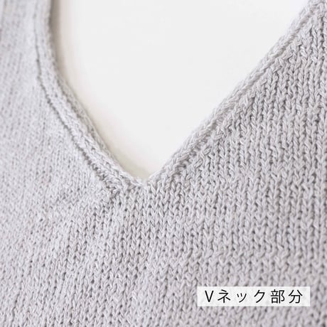 【sof.】シルクリネンニットタンクトップ