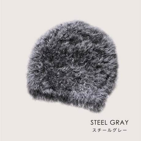 【SISIA】シルクファーニットキャップ