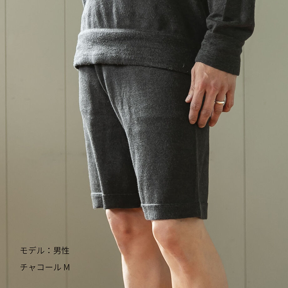 シルクスウェット ハーフパンツ〚PT0930/PT0931〛 | & Silk シルクスウェット ハーフパンツ〚PT0930/PT0931〛 | & Silk