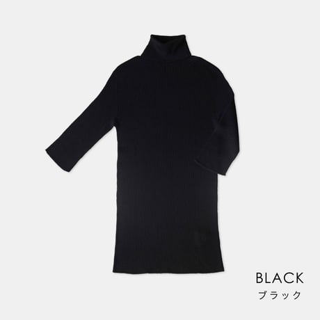 【SISIA】ウォッシャブルシルクタートル5分袖