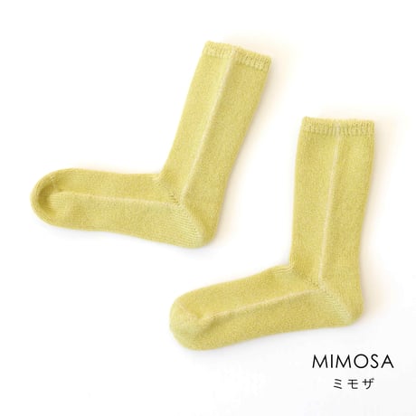 【SISIA】コットンシルク パイルソックス(22-24cm)