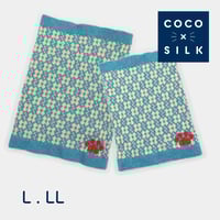 【COCO✖SILK】　ぴったんこぽんぽん（つやめきシルク）小型犬用L・中型犬用LLサイズ