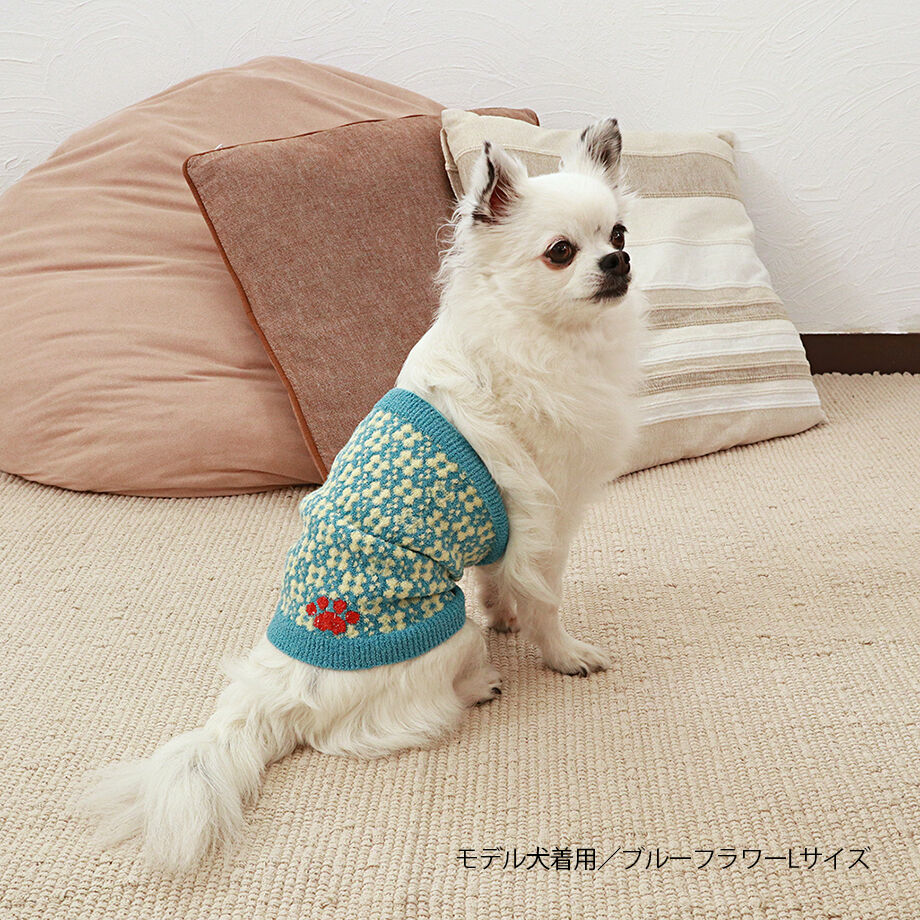 COCO✖SILK】 ぴったんこぽんぽん（つやめきシルク）小型犬用L