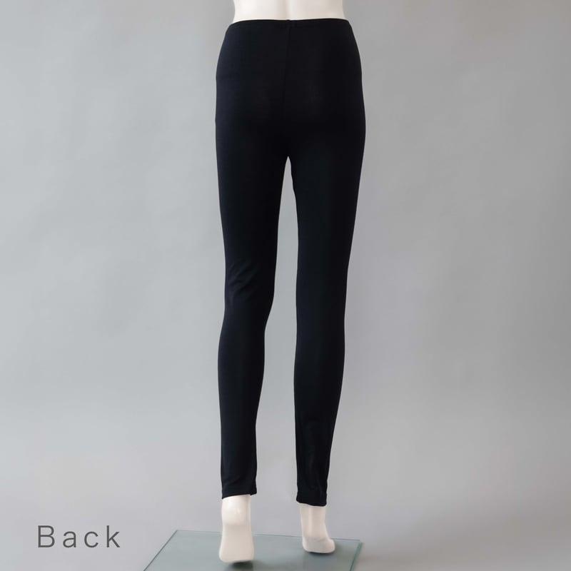 SISIA】ウォッシャブルシルク スリット入りレギンス | & Silk