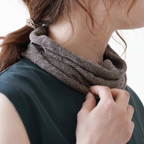 ロングタイプブラックシルク50%レースシングルウェーブ手作りネック  