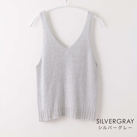 【sof.】シルクリネンニットタンクトップ