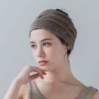 【sof.】シルクリネン ターバンスヌード