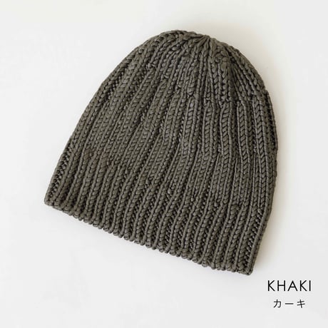 【SISIA】タッサーシルクリブキャップ