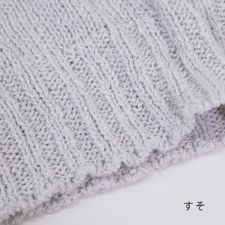 【sof.】シルクリネンニットタンクトップ